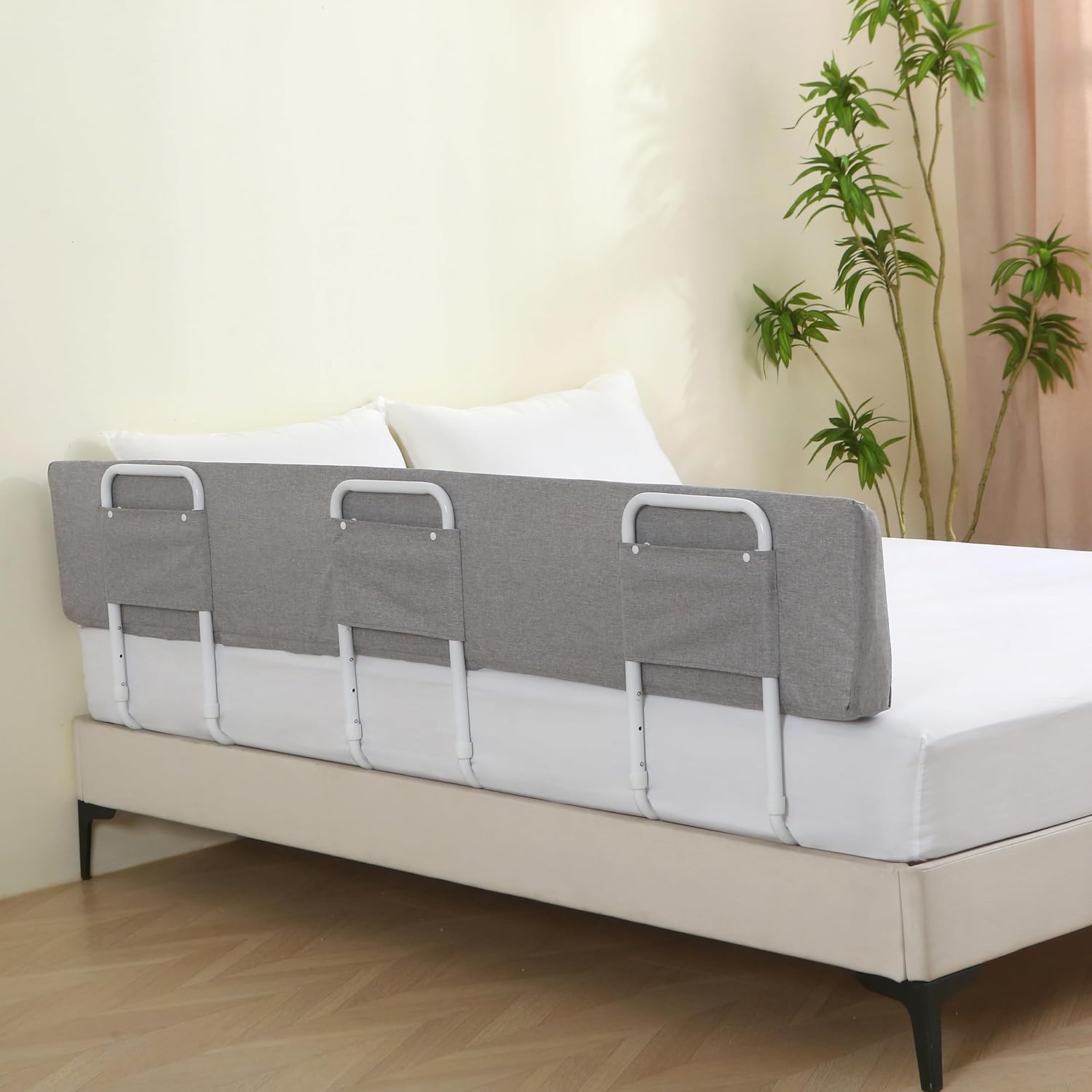 Bed Guard Rail for Toddlers, 78.7inch Foam Padded Toddler Bed Rails, Side Rails for Queen King Twin Full Size Bed, Bedrail for Toddler Safety