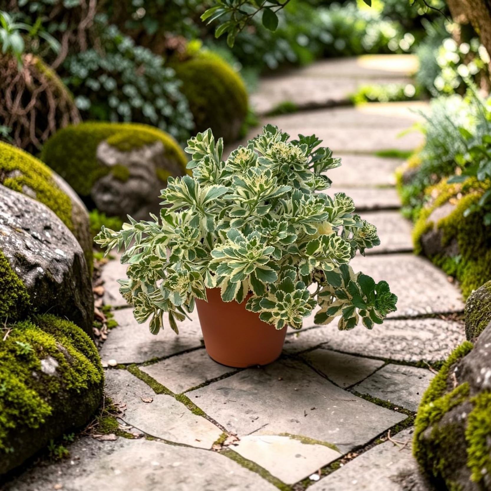 Carbeth Plants 3 x Sedum Takesimense Atlantis Plant in 1L Pot