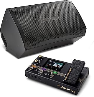HeadRush Prime and FRFR112 MK2 - Guitar and Vocal Multi Effects Pedal and Amp Modeling Processor, and 12-inch 2500W Electric and Bass Guitar Amp with Bluetooth