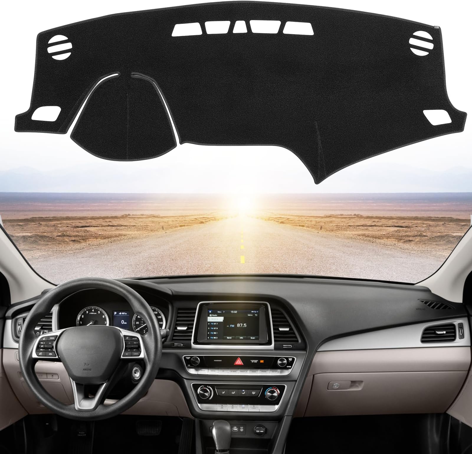 Amazon.com: BERKSYDE Dashboard Dash Cover Mat Carpet Compatible with ...