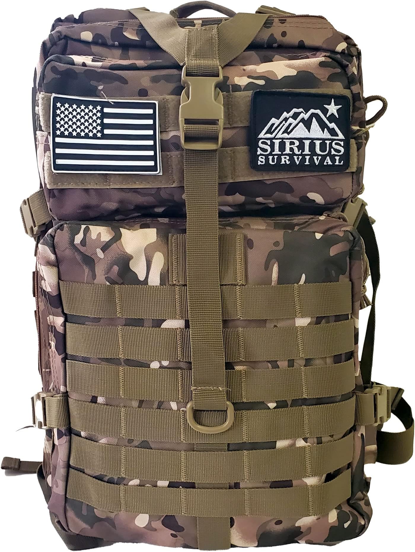 50L Expeditionary Tactical Backpack - Large Molle Bag