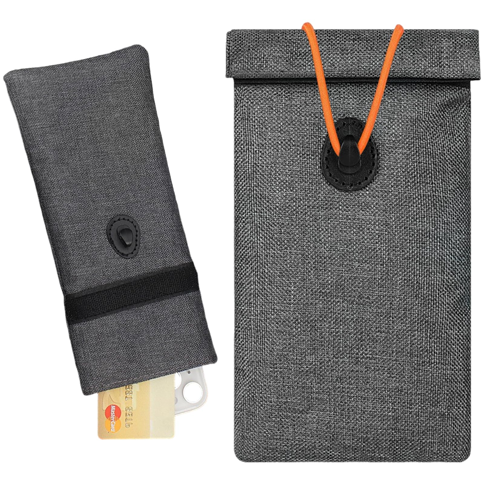 Bolsa Faraday, Protector de Jaula, Protector de Llavero Faraday, Caja de Bloqueo de Señal de Llave de Coche, Jaulas de Bloqueo de Señal Antirrobo, Inhibidor de Señal Móvil 4G/GPS (Gris)
