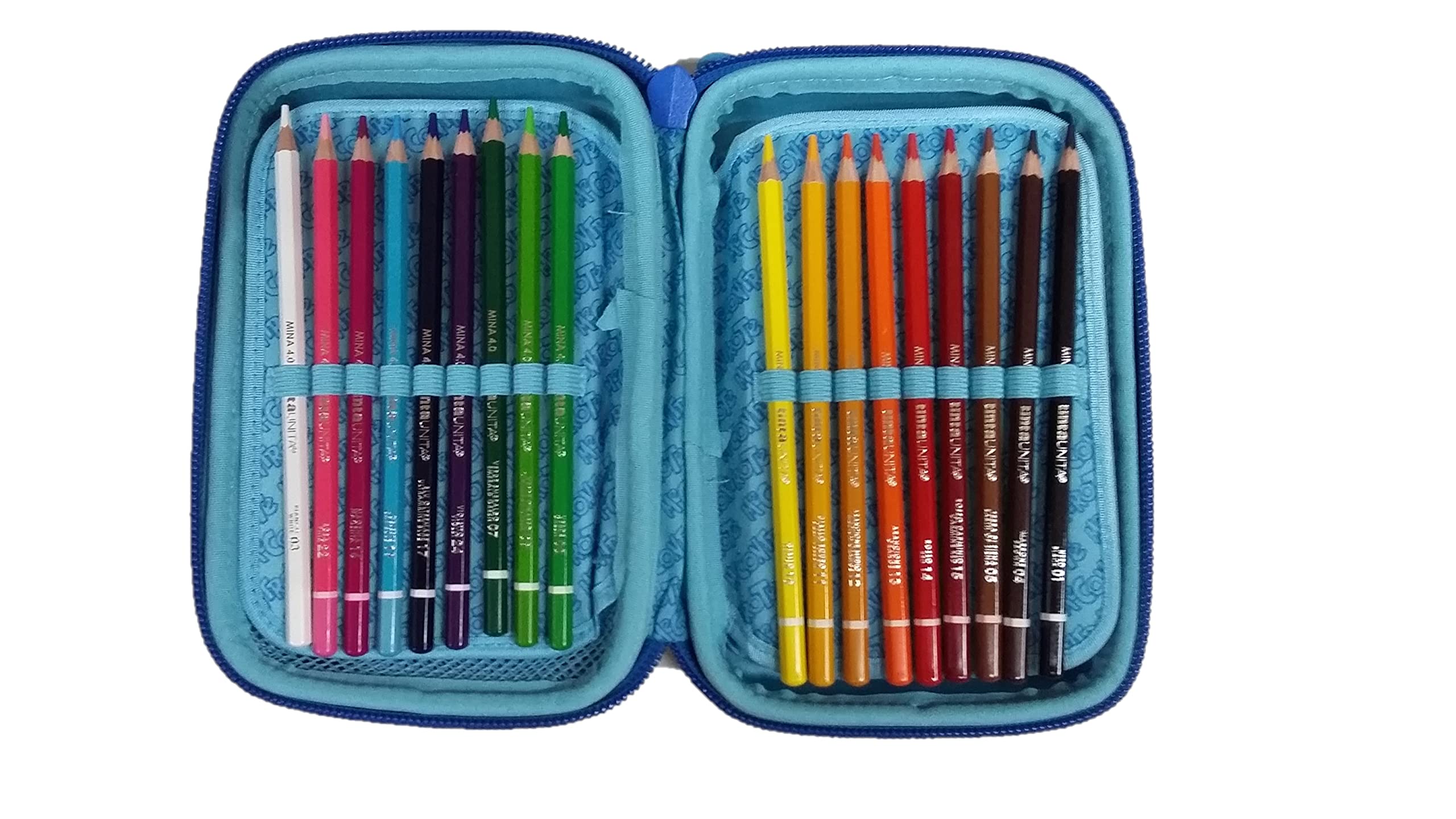 Astuccio Me Contro Te Slime Blu Rigido 1 Zip Completo Scuola