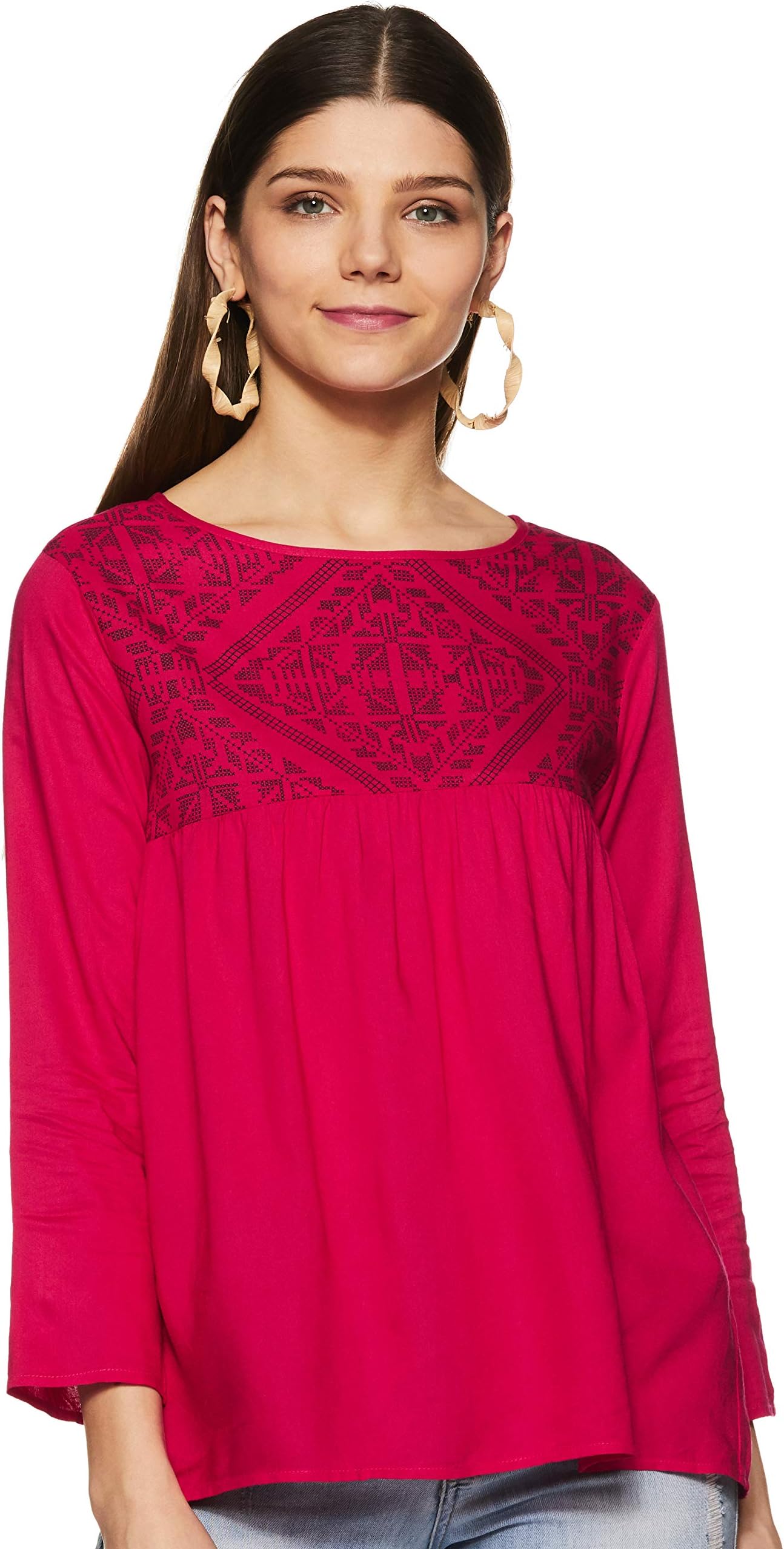 styleville.inWomen's Plain Regular Fit Top