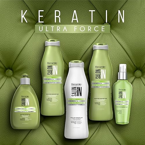 Miniatura 5 de Recamier Professional Salon In +Pro Keratin Ultra Force 40397 - Champú y tratamiento para el cabello, paquete de 3 piezas