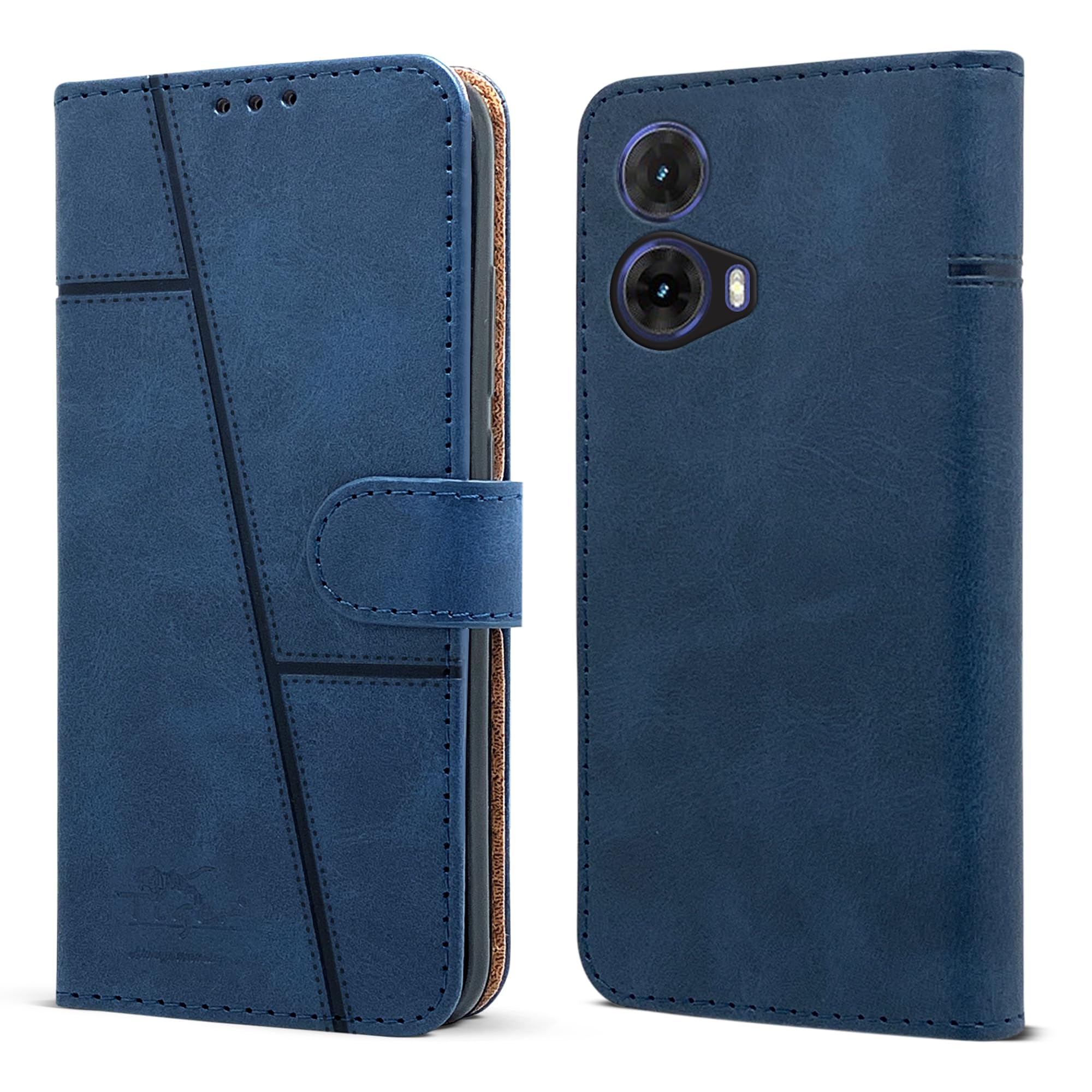Jkobi Flip Cover Case for Motorola Moto G85 5G (Stitched Leather with Magnetic Closure) (B0DCNJN9K6) Amazon Price History, Amazon Price Tracker