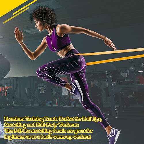 Miniatura 6 de 8 bandas de resistencia para dominadas, bandas de asistencia para ejercicios y entrenamiento muscular, terapia física, entrenamiento muscular,