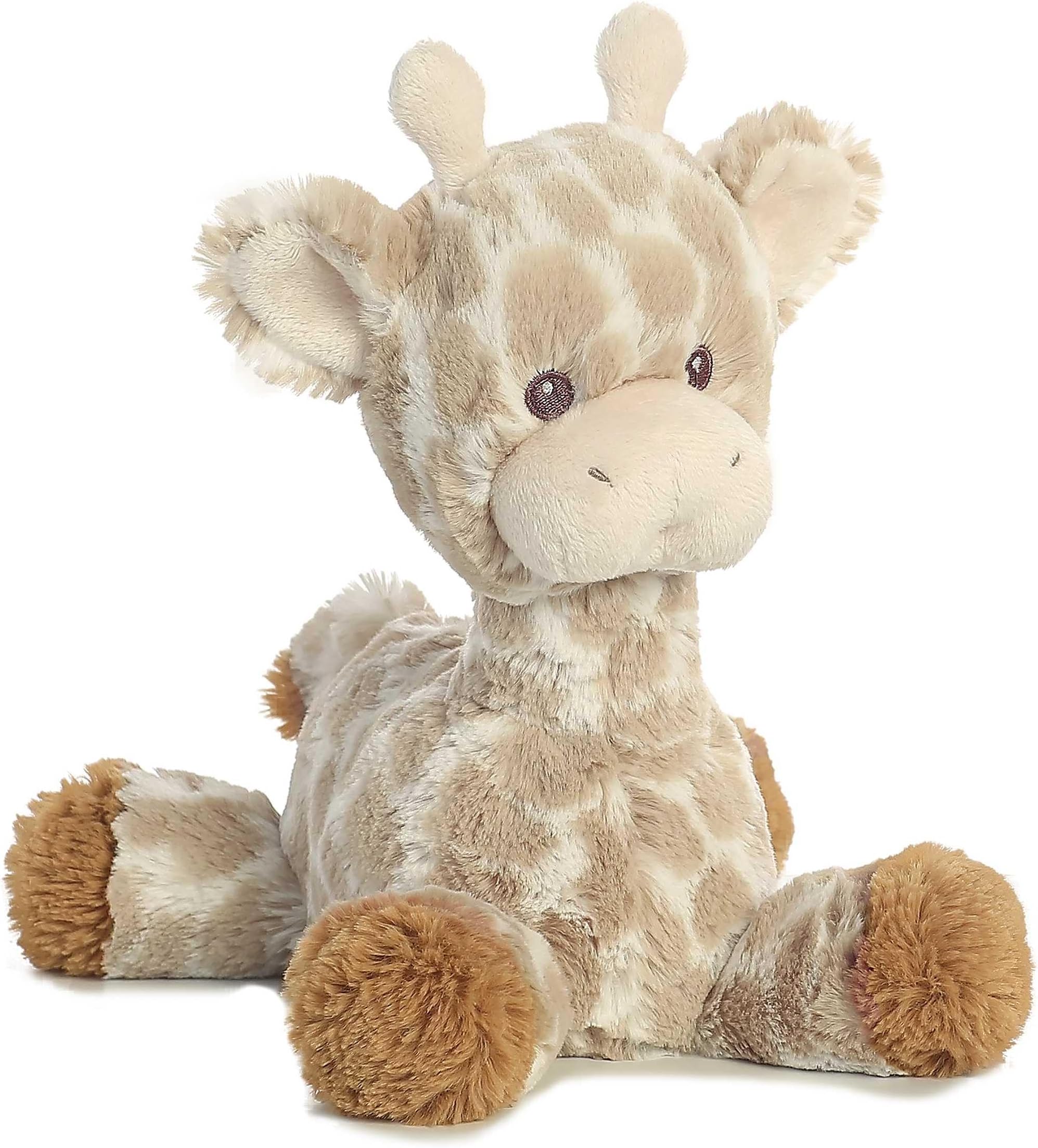 Aurora ® Snuggly Loppy Giraffe™ Loppy Baby Stuffed Animal - Comforting Companion - Imaginative Play - Brown 11 Inches