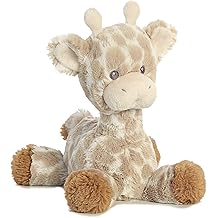 Aurora&reg; Snuggly Loppy Giraffe&trade; Baby Stuffed Animal - Comforting Companion - Imaginative Play - Brown 8 Inches