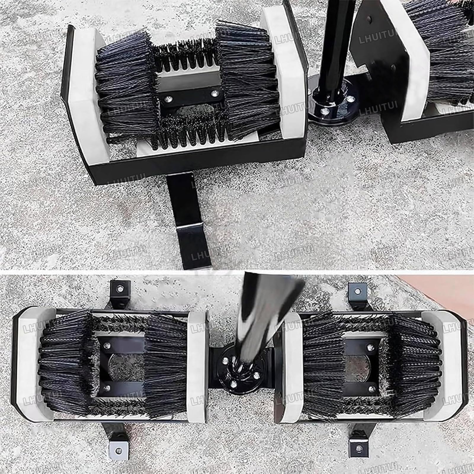 Limpiador Botas Alta Resistencia, Cepillo Botas/Cepillo Calzado, Cepillo Botas Y Calzado Eliminar El Barro, Cepillo con Cerdas Nylon Doble Cara, para Campos Golf, Campings, Sitios Construcción
