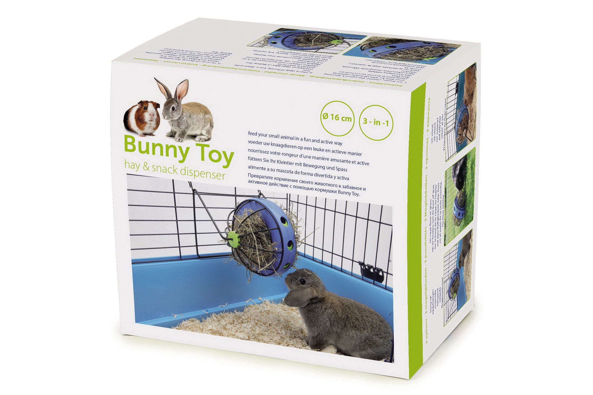 Roue à nourriture Savic Bunny rotative anti-ennui pour rongeurs