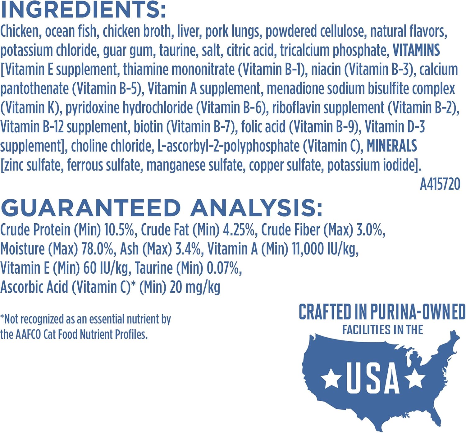 Purina ONE Grain Free, Natural Senior Pate Wet Cat Food, Vibrant Maturity 7+ Chicken & Ocean Whitefish Recipe - (Pack of 24) 3 oz. Pull-Top Cans