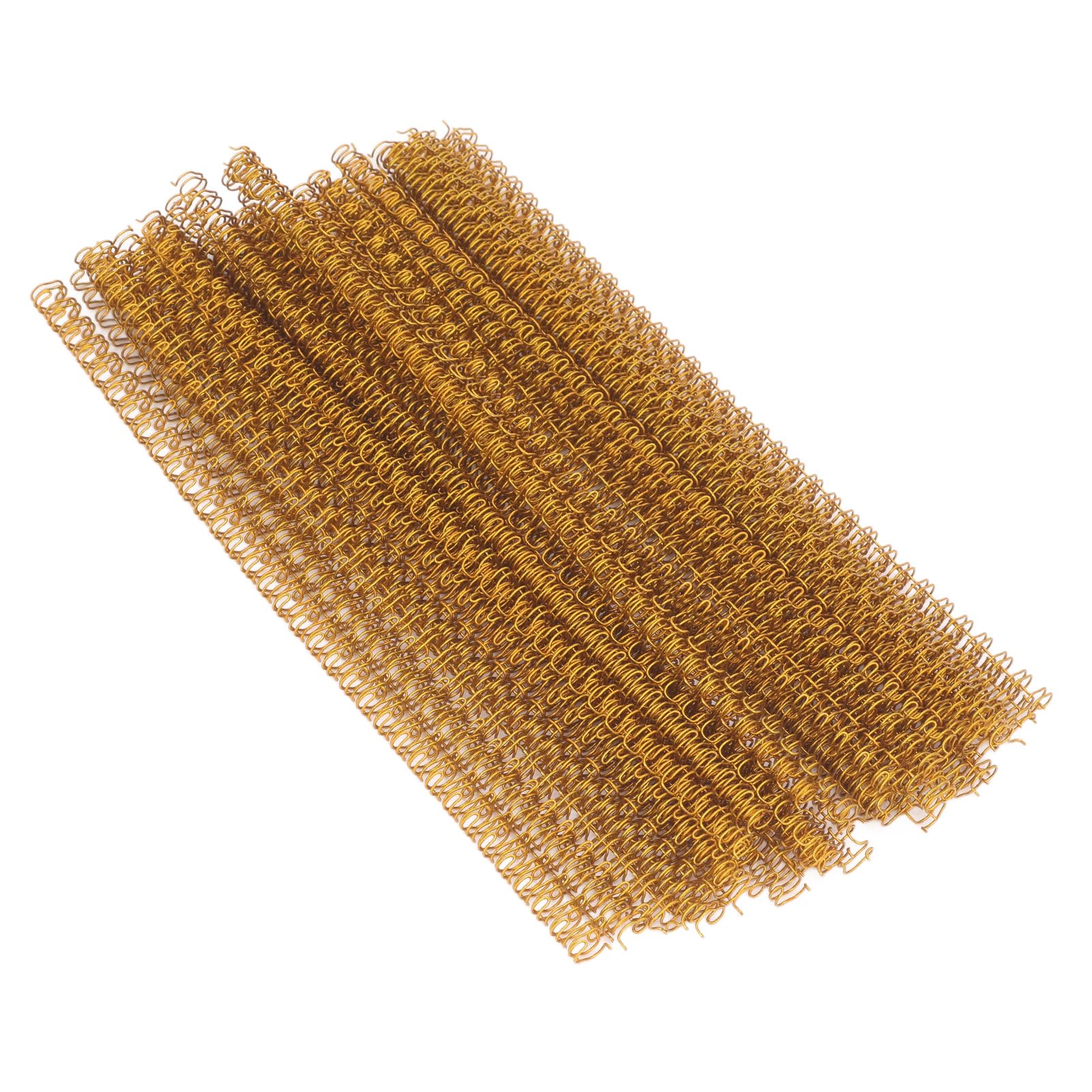 100 Pack Double Loop Wire Binding Spines, 34 Loops YolieraArt 1/4 Inch Spiral Binding Coils for Letter Size,Metal Bindings for Notebook Binder Machine