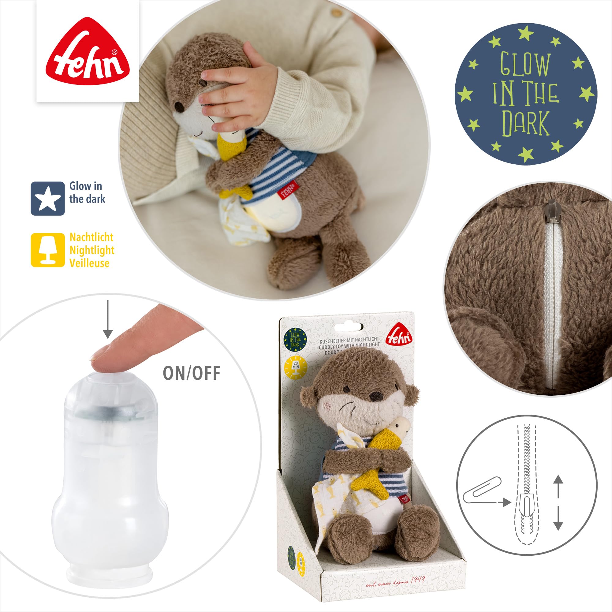 Fehn GmbH & Co. KG Lampka nocna Wydra