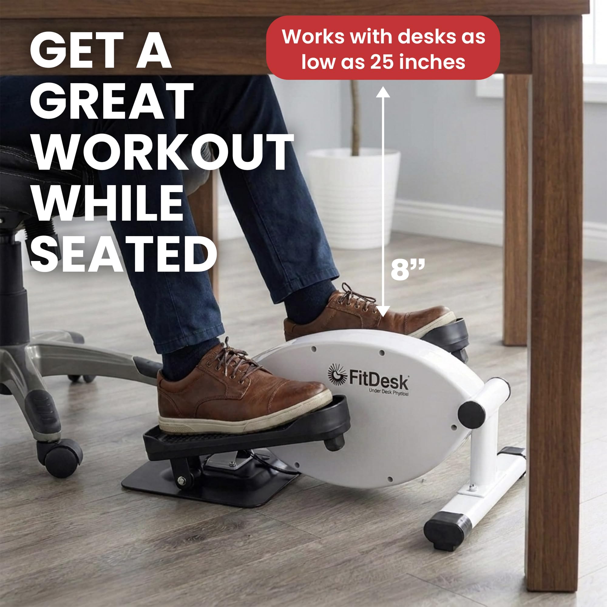 Amazon.co.jp: FitDesk デスク下エリプティカルマシン、座った有酸素
