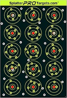 10 Pack - 12x18 Splatter Targets. Made in Canada! Shots Burst with a Bright Splatter Upon Impact. Instantly See Your Shots.