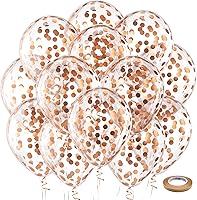 Vista 126 de Bezente - Globos de 18 pulgadas grandes y gruesos de látex redondos para cumpleaños, despedidas de soltera, revelación de género y bodas, rosa, 30