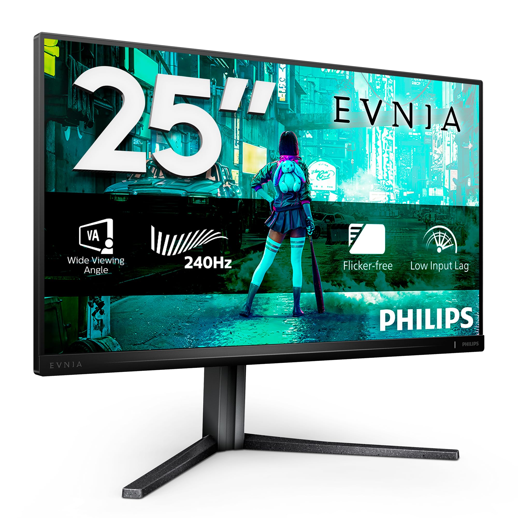 PHILIPS EVNIA ゲーミングモニター 　24.5インチ　240Hz Amazon.co.jp: PHILIPS Evnia 25M2N3200W - 24.5 Inch Gaming Monitor