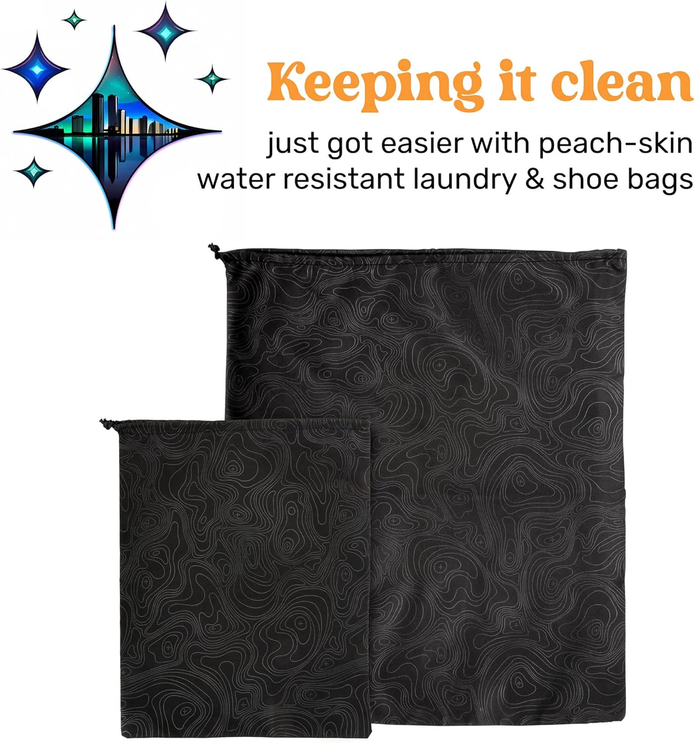 Ocean 20" Carry-on Suitcase, TSA Lock, Polycarbonate Shell (Navy)