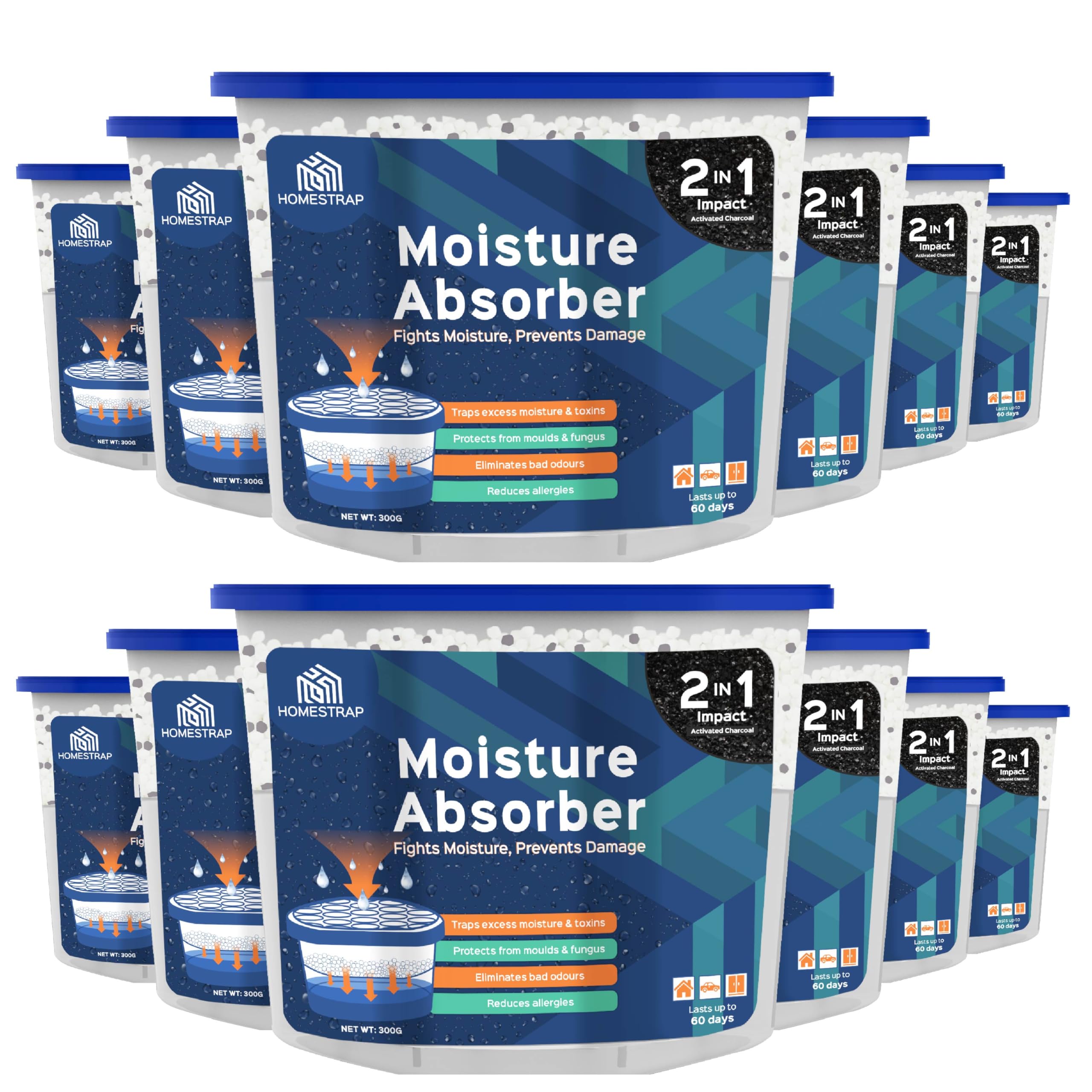HomeStrap Moisture Absorber - Protect Your Belongings -10