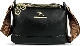Storite PU Leather Sling Bag, Crossbody Bag with Multi-Compartment for Women and Girls With Adjustable Shoulder Strap -(25... Price In India