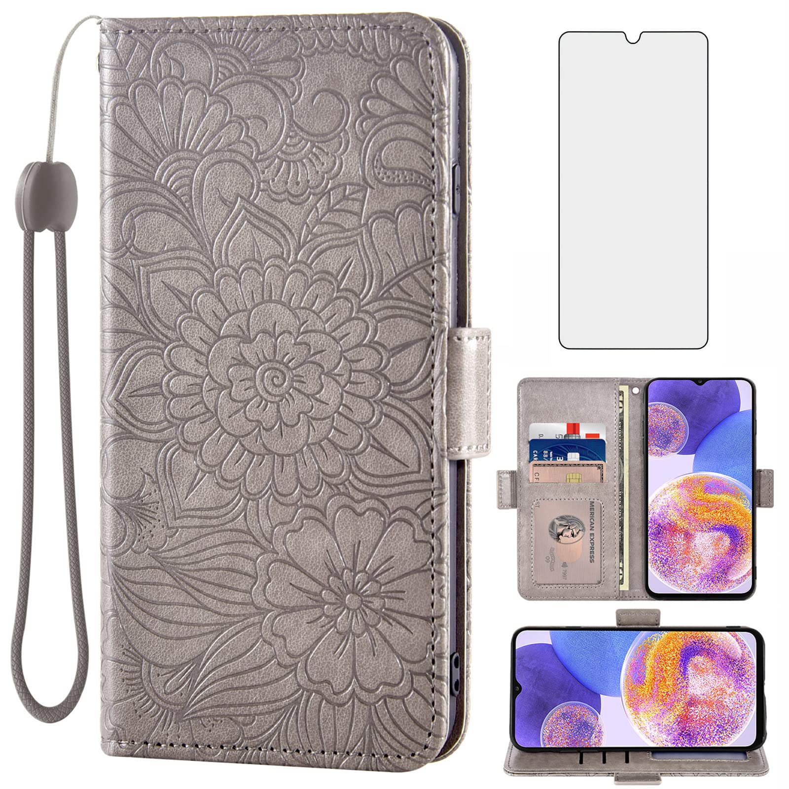 Funda Samsung Galaxy A23 estilo libro ideal para ver vídeos en viajes 8