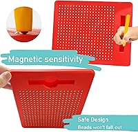 Vista 5 de Mesa de dibujos magnética con lapicero magnético, punta magnética.