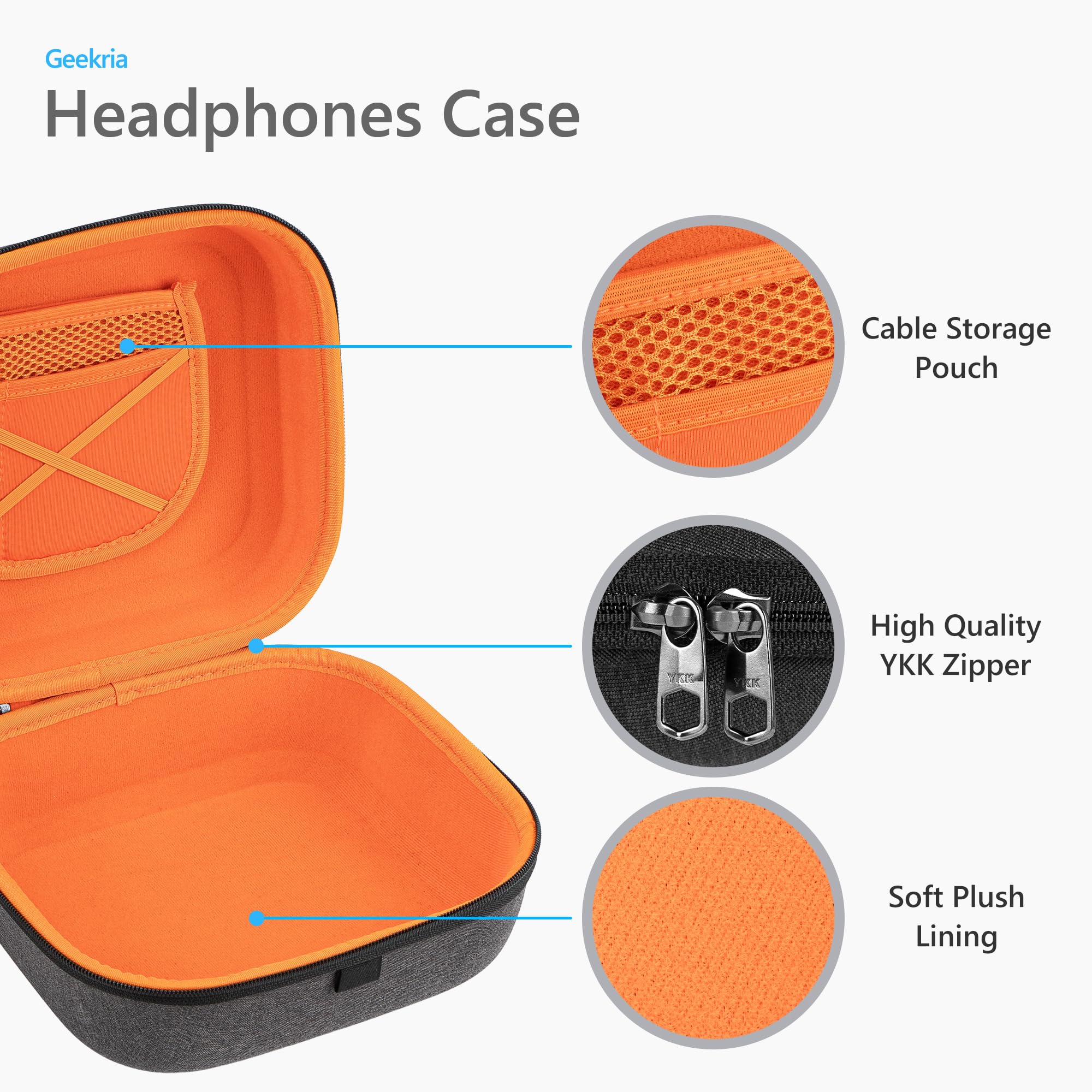 Amazon.com: Geekria Shield Case for Large-Sized Over-Ear