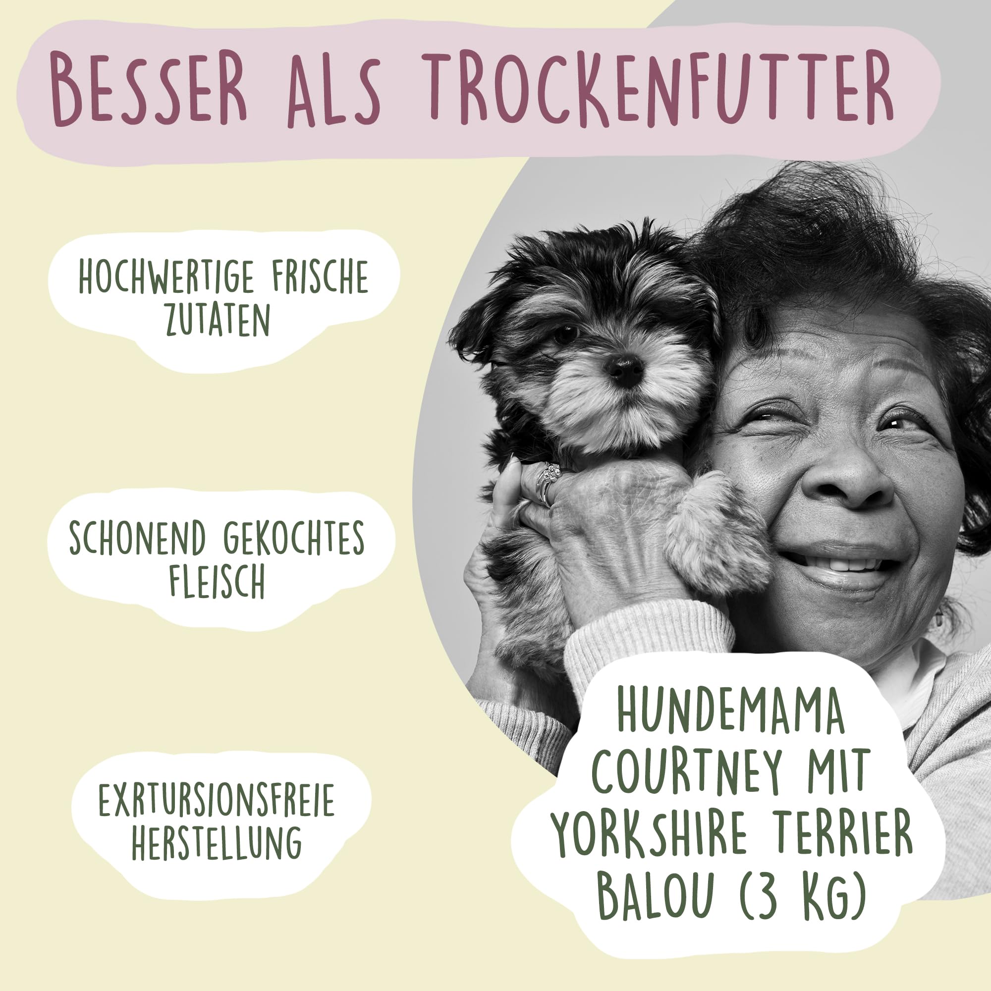 Fidelis  Gekochtes Frische-Men Hunde mit Lamm, Skartoffel, Apfel &  Linsen (6 x 400g Glas)  Hundefutter nass mit 70% Fleischanteil & frischen  Zutaten  Nassfutter ohne Zustze & ungekhlt haltbar : Amazon.de: Haustier