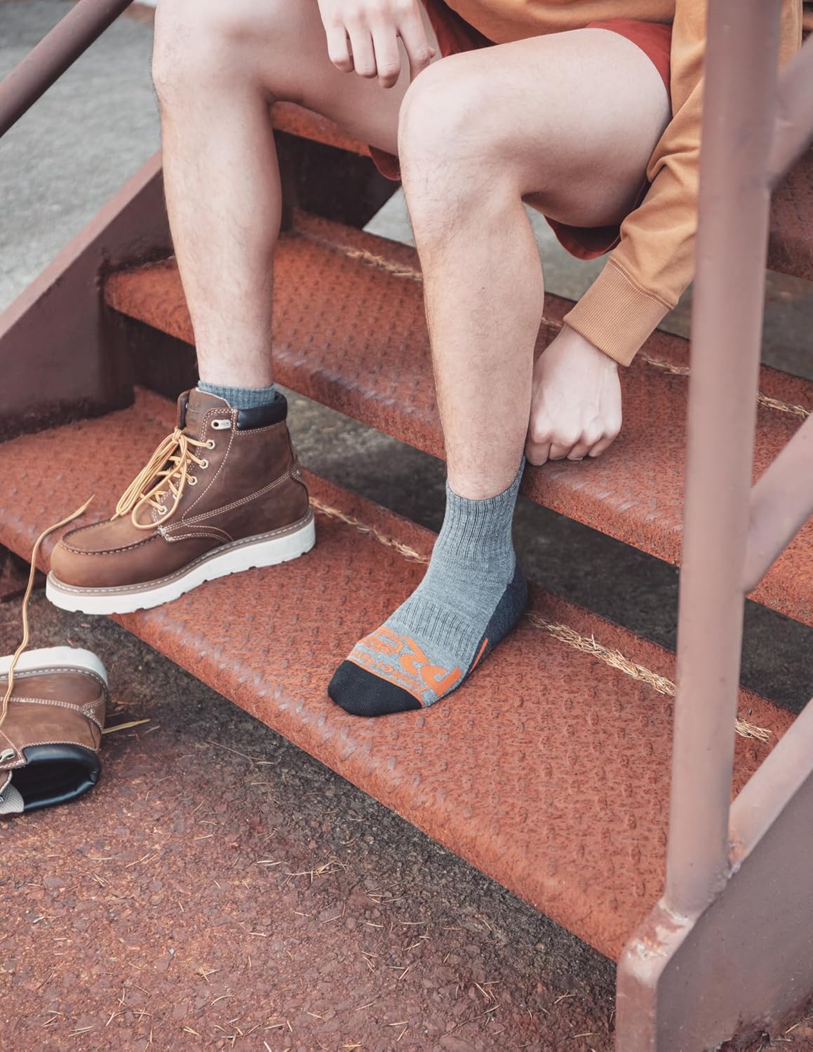 Timberland PRO Men's Sorbtek Moisture Control Quarter Socks (6 Pairs) - Image 4