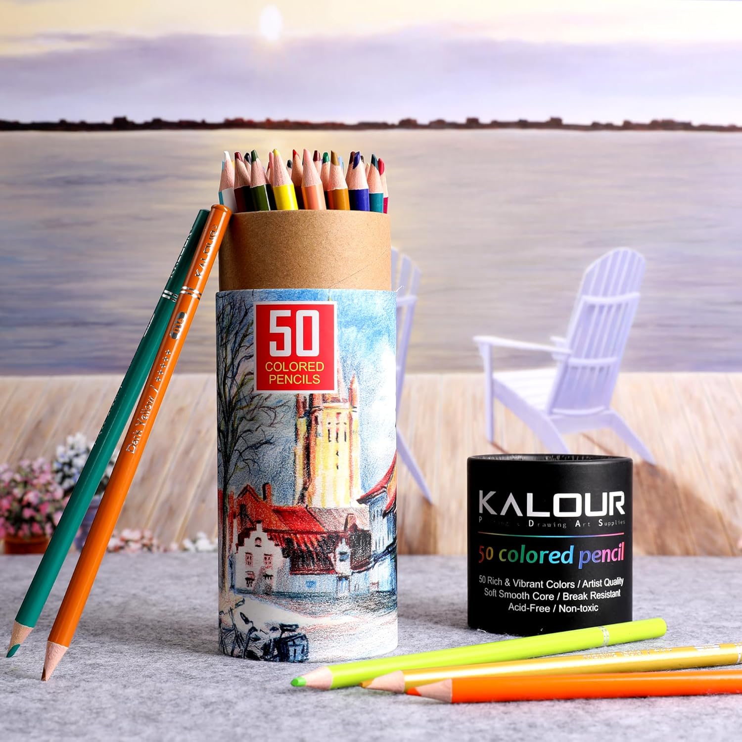 Kalour Colored Pencils For Adult Coloring Books - View #7