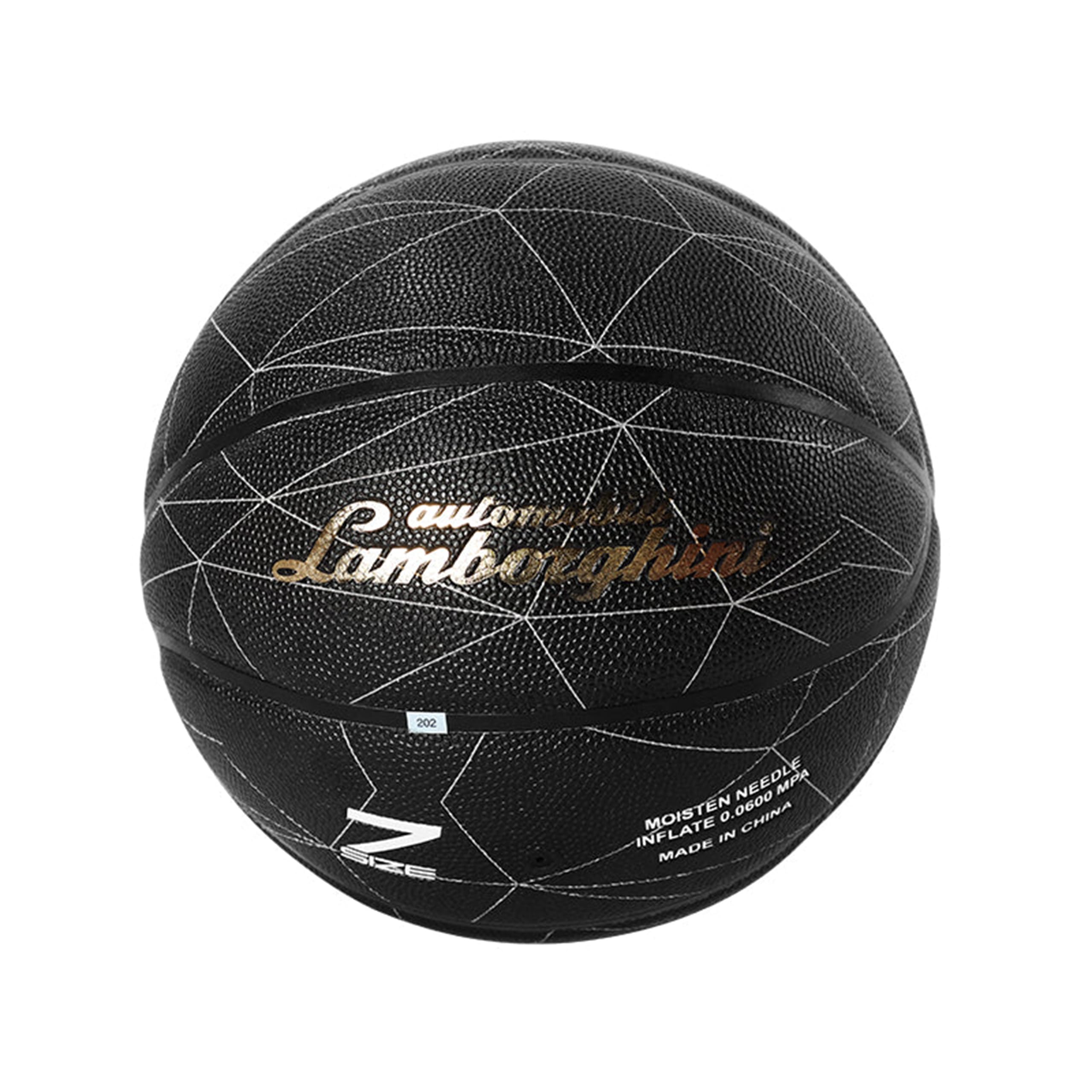 KIANO Streetball Negro Talla 7 Baloncesto LBB31-7 Adulto Antideslizante Streetball Baloncesto Entrenamiento Interior Exterior Bola de Entrenamiento