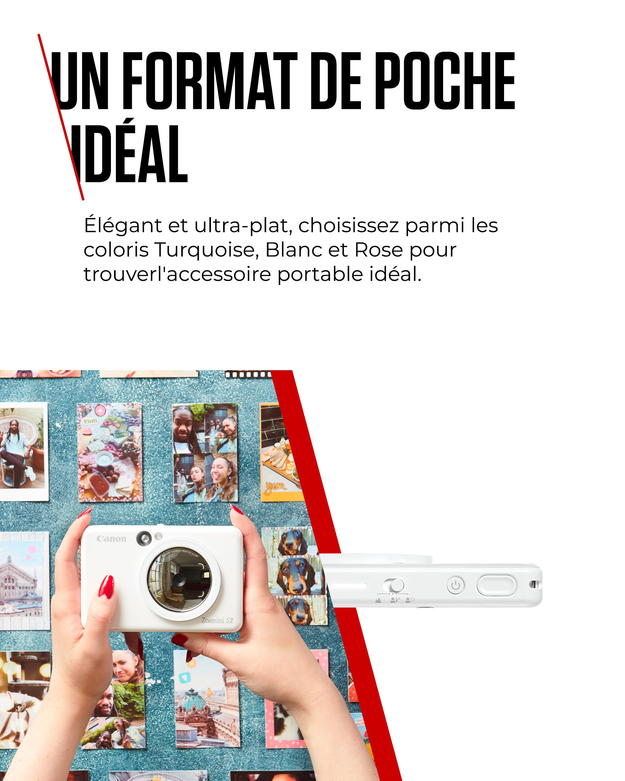 Appareil Photo Instantané Canon Zoemini S2 Blanc