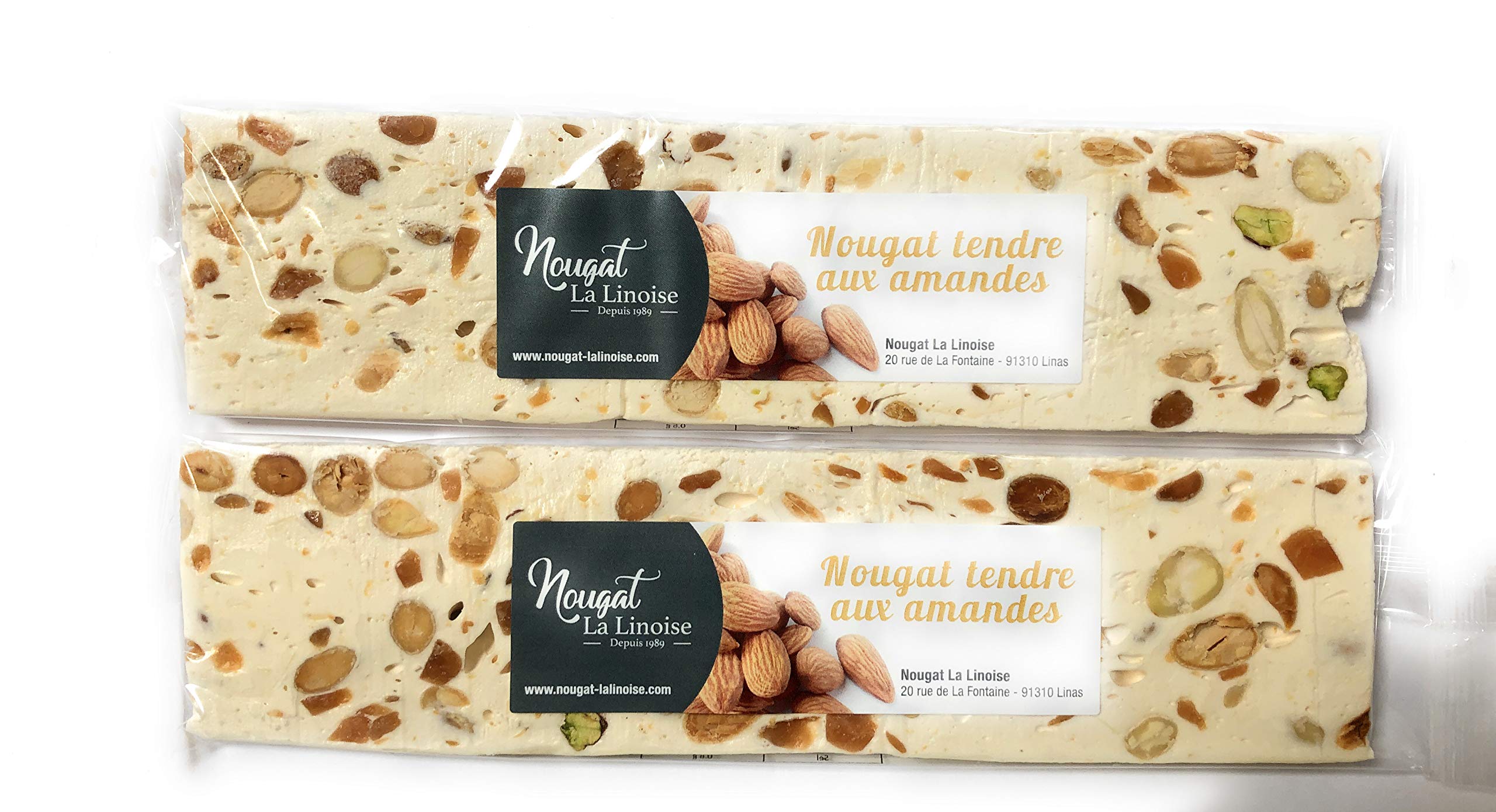 30 barres de nougat de 100 gr au caramel beurre salé de guerande