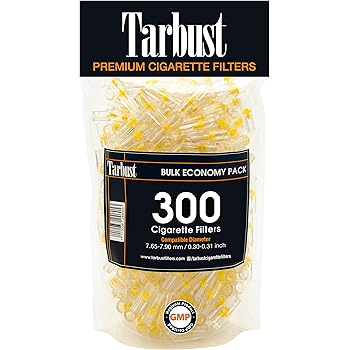 TarBust Disposable Cigarette Filters Bulk Economy Pack, 300 Per Pack