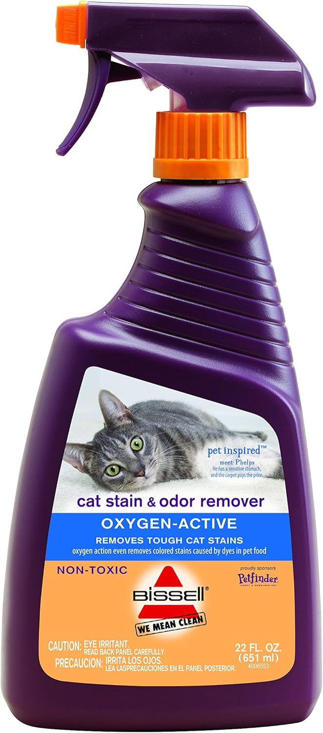 Bissell Oxy Cat Stain and Stink Remover for Carpet and Upholstery