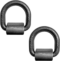 Vista 11 de Mega Cargo Control Anillo en D forjado soldado resistente, anclaje de amarre para remolque de 3/4 pulgadas para camión, RV, carga - MBS: 26400