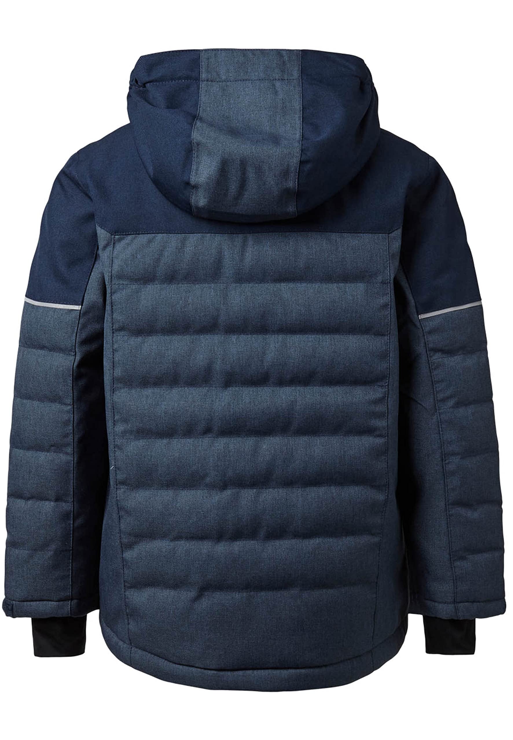 ZIGZAG Melange Giacca da Sci, 2057 Midnight Navy, 110 Unisex-Bambini e Ragazzi