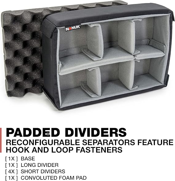 Nanuk 915 Waterproof Hard Case with Padded Dividers - Olive