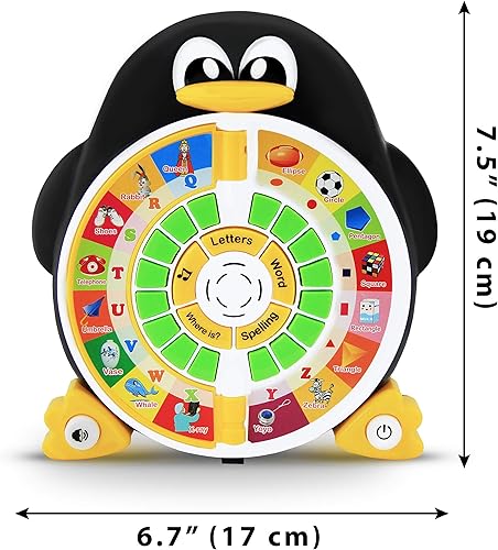 Miniatura 3 de Penguin Power ABC Juguetes educativos y educativos para niños en edad preescolar - Actividades preescolares para aprender ABC, palabras, ortografía,