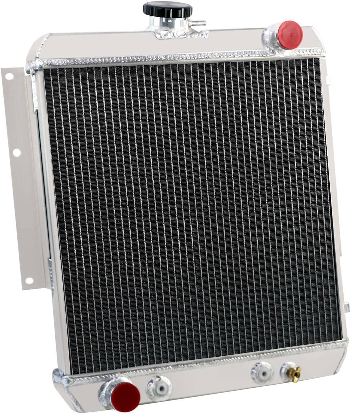 4 Row Aluminum Cooling Radiator For 1966-1974 67 68 69 70 Jeep DJ5 3.8L 4.2L L6