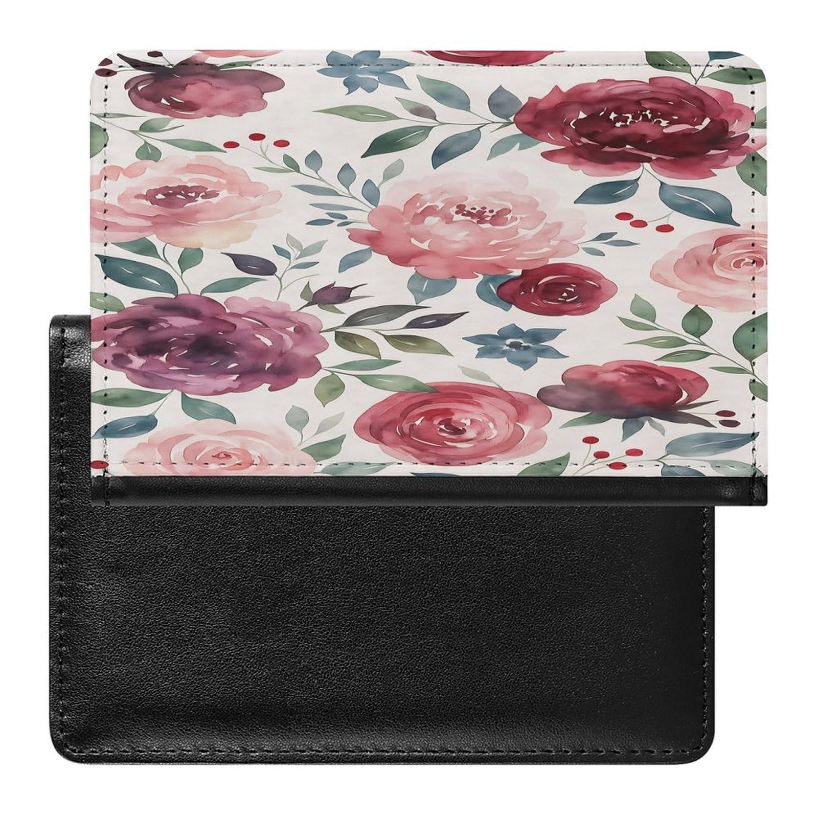 CASOWAT Etui na paszport na podróż, portfel na paszport etui na podróż niezbędne akcesoria dla kobiet i mężczyzn, Styl-9, One size, Casual