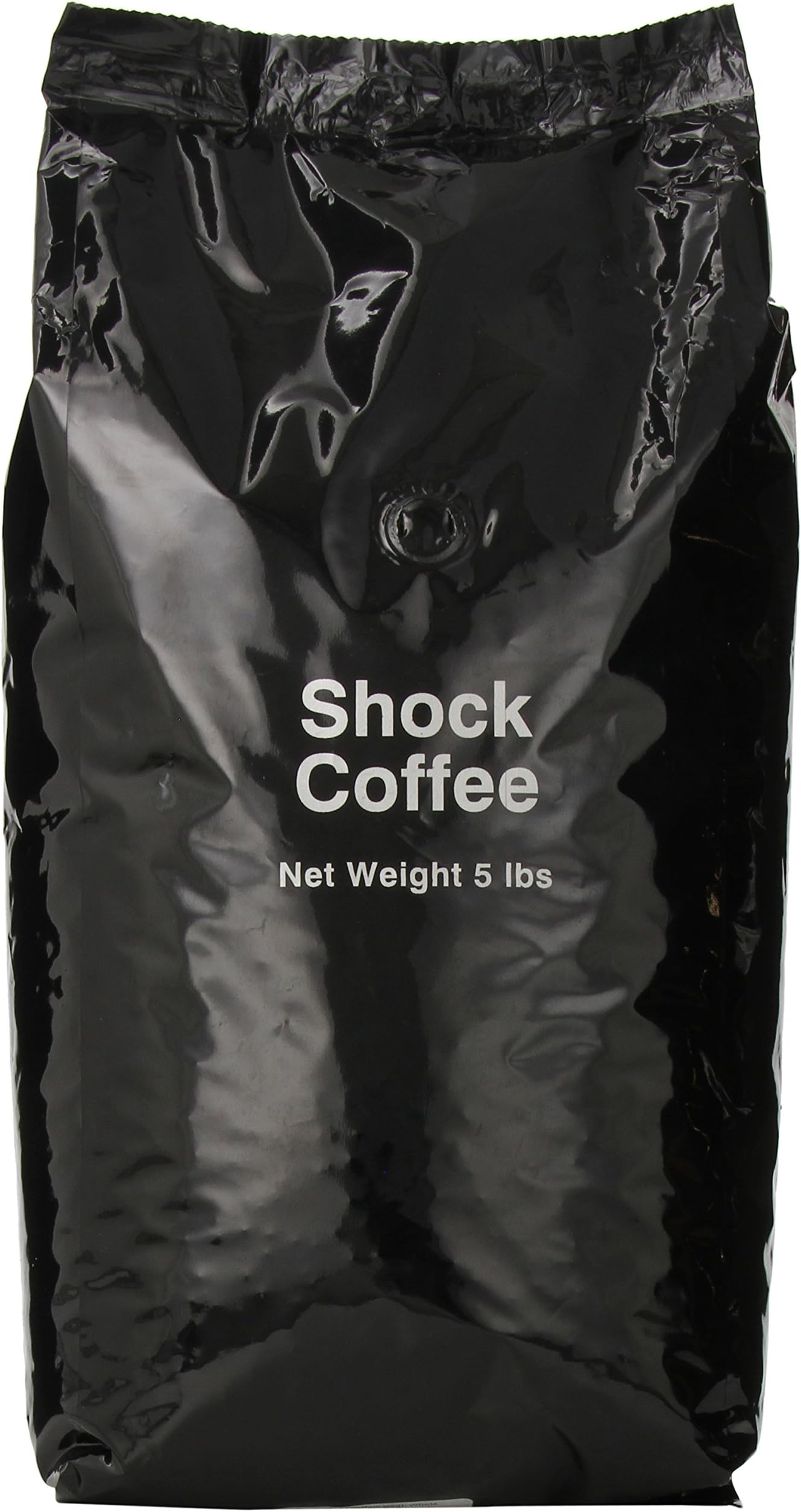 Shock Coffee (Caffeinated), Whole Bean Coffee, 5-Pound Bag