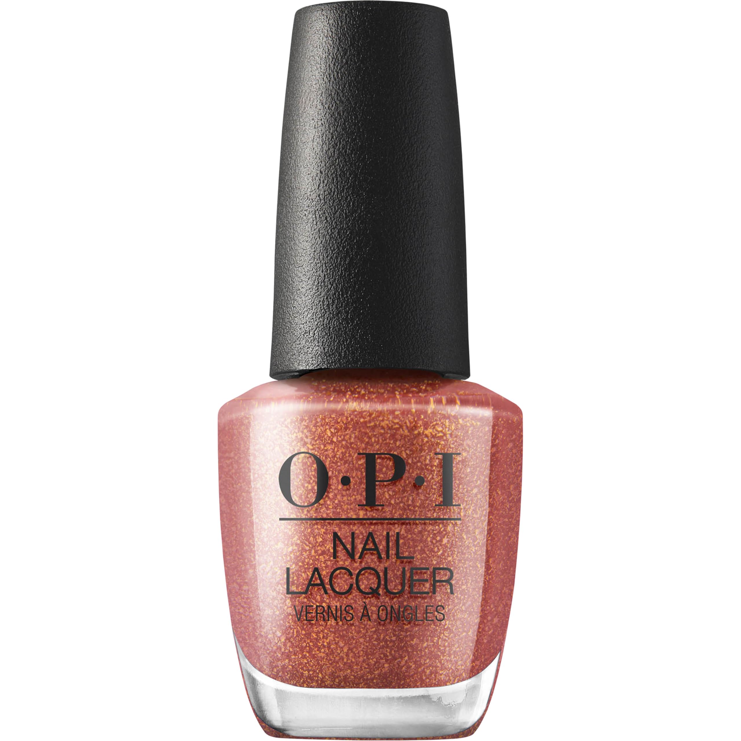 OPI Nail Lacquer Ginger Snapped | Opaque Dark Warm Copper Brown Shimmer Chip Resistant Nail Polish | Good Enough to Treat Collection | Holiday 2025-image-36