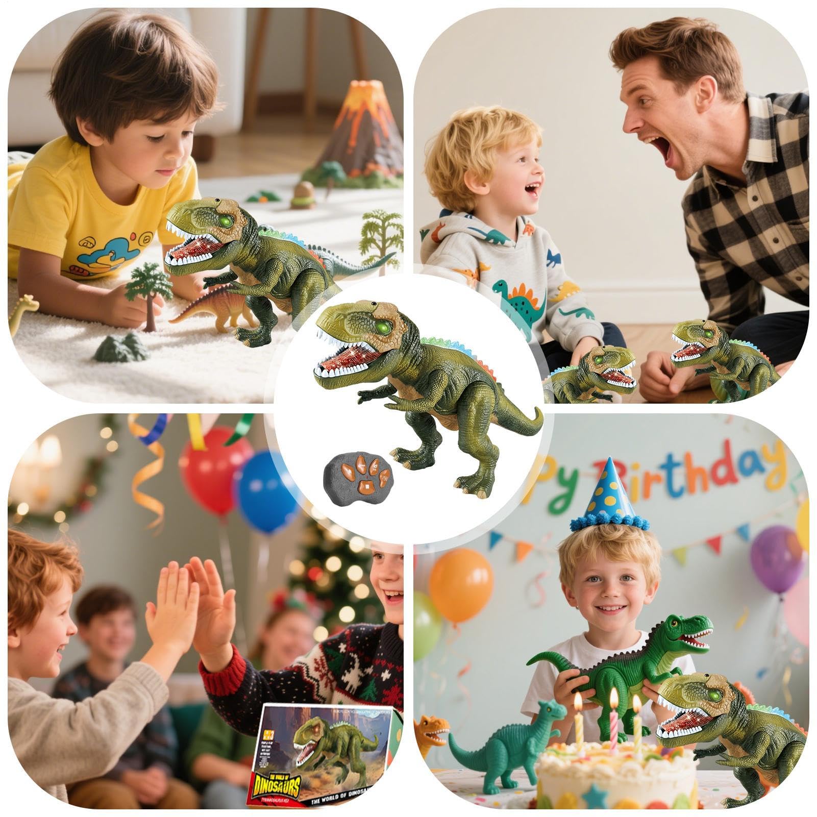 Giocattoli Dinosauri Telecomandati Realistico RC Educativo Elettronico