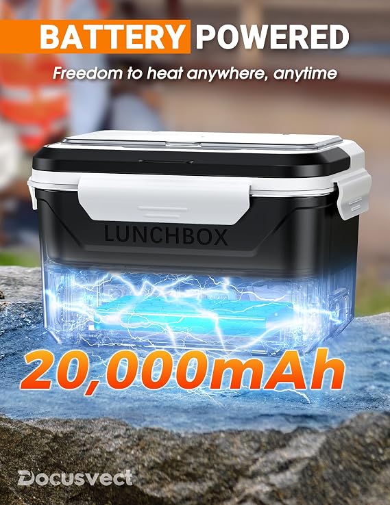 1.3L Cordless Electric Lunch Box Bundle with Extra Container & Divider
