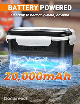 1.3L Cordless Electric Lunch Box Bundle with Extra Container & Divider