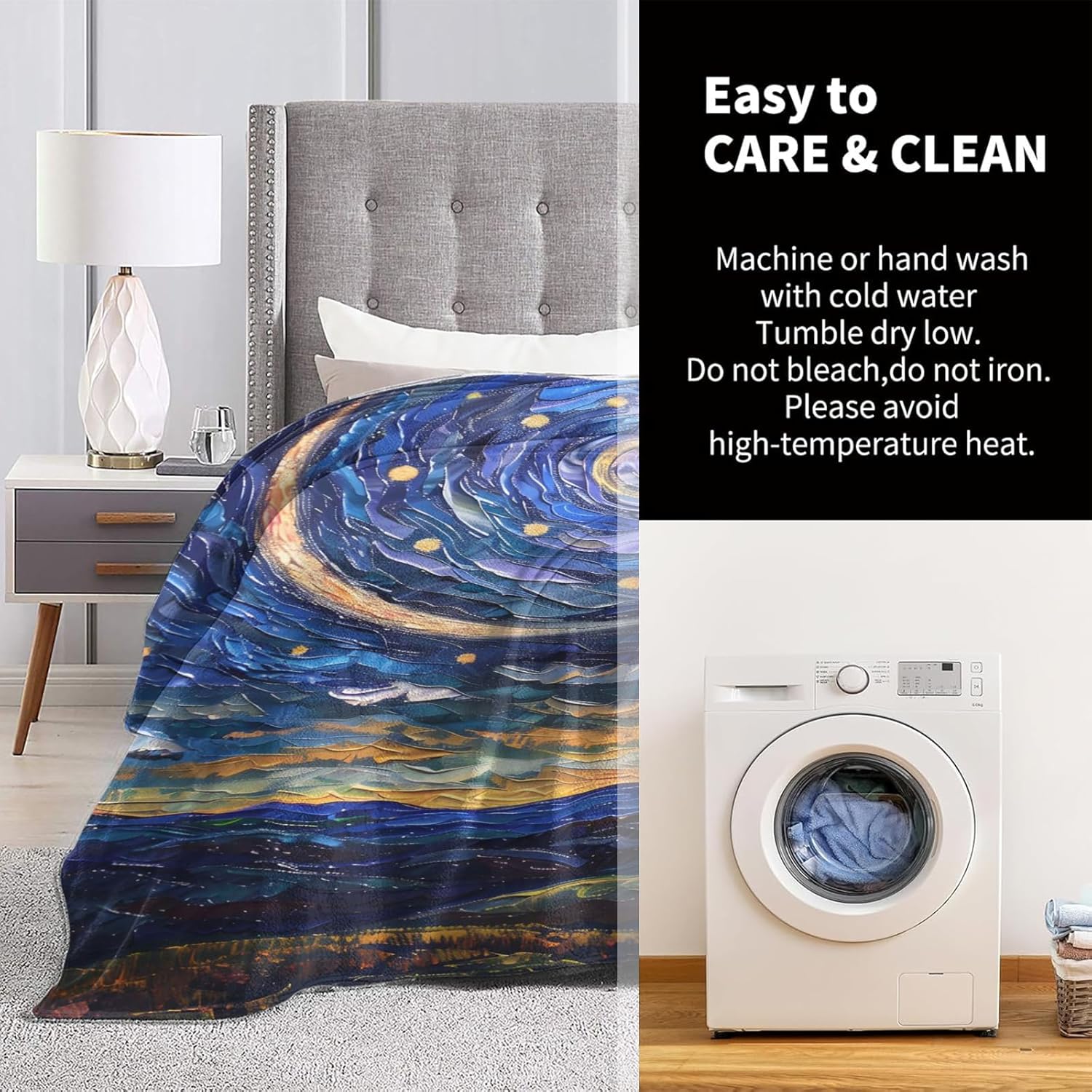 Donkey and Sunflower Throw Blanket for Girls Boys Kids Adults, 50x60 in, Cozy Flannel Blanket for Bedroom, Camping, Couch, Room Decor, Fuzzy Warm Soft Gifts - Image 6