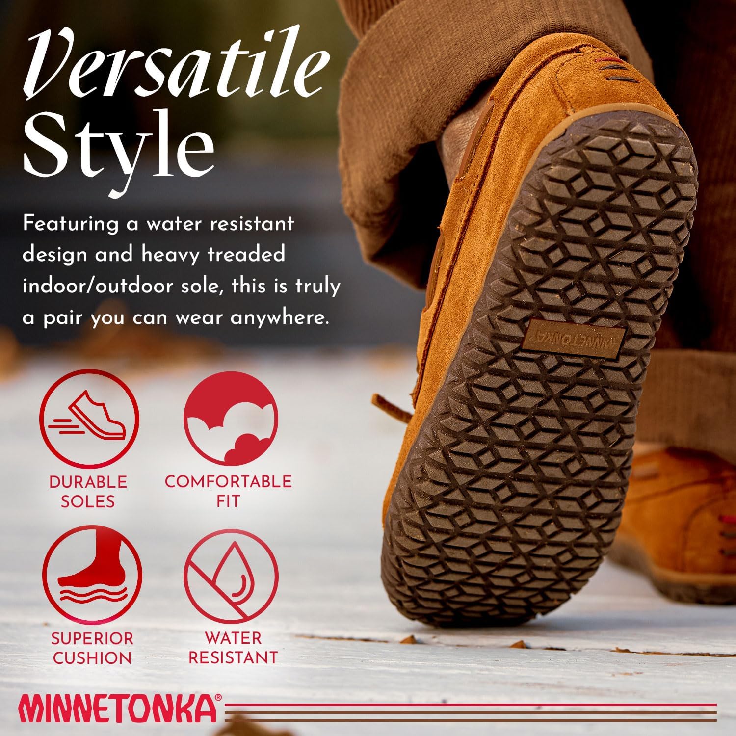 Minnetonka Women's Tie Tread - Image 3