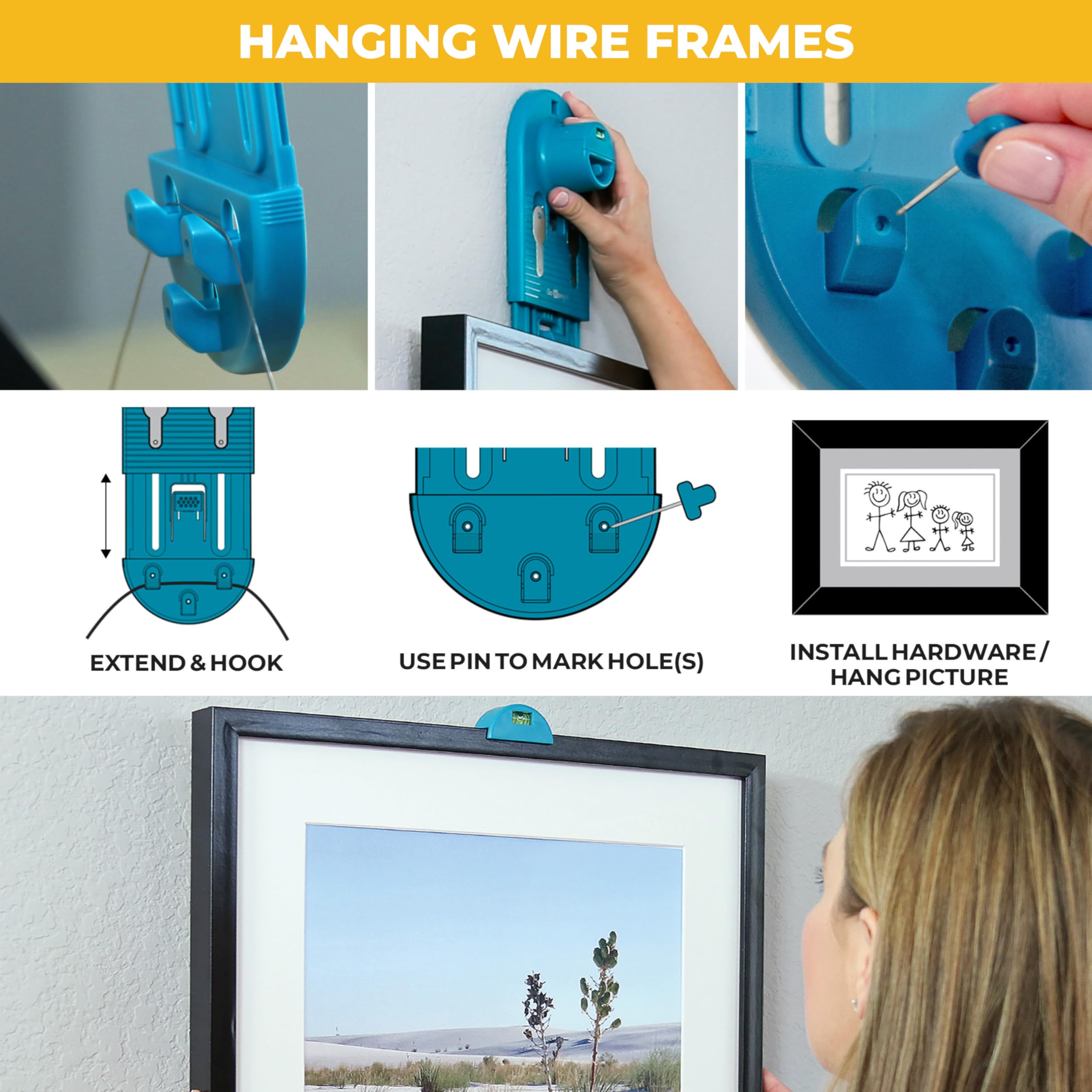 Go Hang It! Pro: Hang Pictures Perfectly - No Measuring! -9 Go Hang It! Pro: Hang Pictures Perfectly - No Measuring! -9